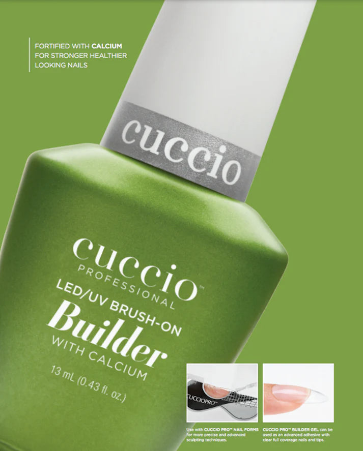 Brush-on Builder Base com Cálcio LED/UV Clear (13mL)