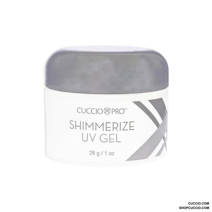GEL PARA UNHAS SHIMMERIZE CLEAR CUCCIO 28g LED/UV