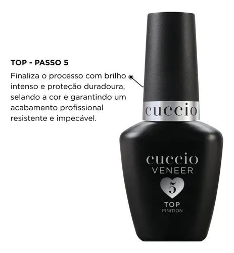 TOP COAT EM GEL CUCCIO PASSO 5 13ML