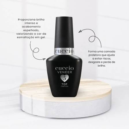 TOP COAT EM GEL CUCCIO PASSO 5 13ML